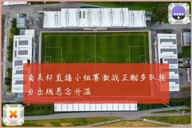 南美杯直播小组赛激战正酣多队抢分出线悬念升温