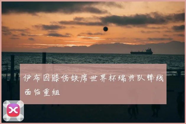 伊布因膝伤缺席世界杯瑞典队锋线面临重组